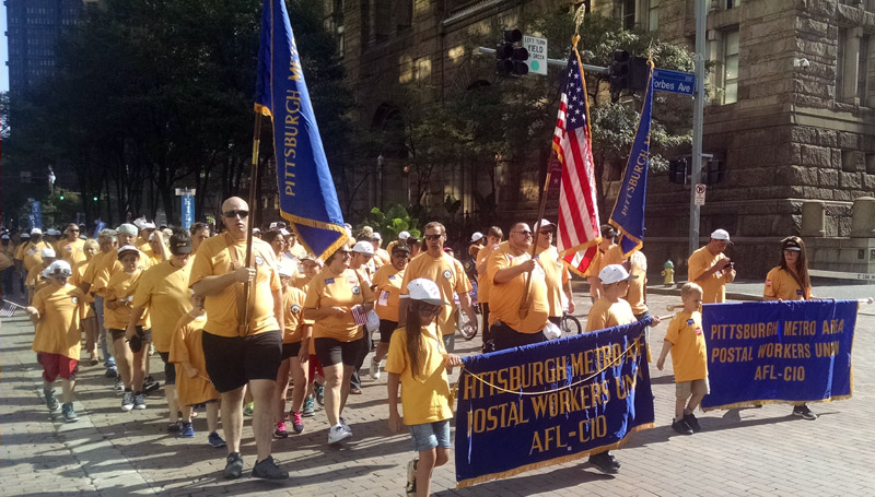 Marching Contingent Labor Day 2016